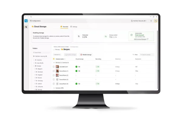 Axis Acs Cloud Storage 30D 720P 1Y